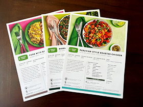 Green Chef recipe cards
