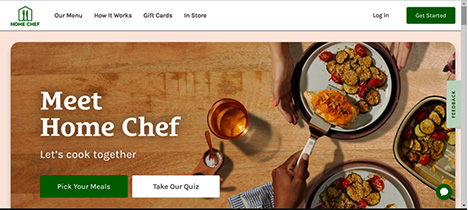 Home Chef website